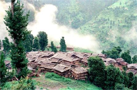 Malana village view